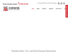 Tablet Screenshot of jandrcontracting.com